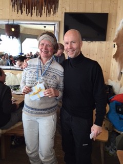 Jörg Eigendorf und Andrea Tichy, Sieger beim Davos-Cup