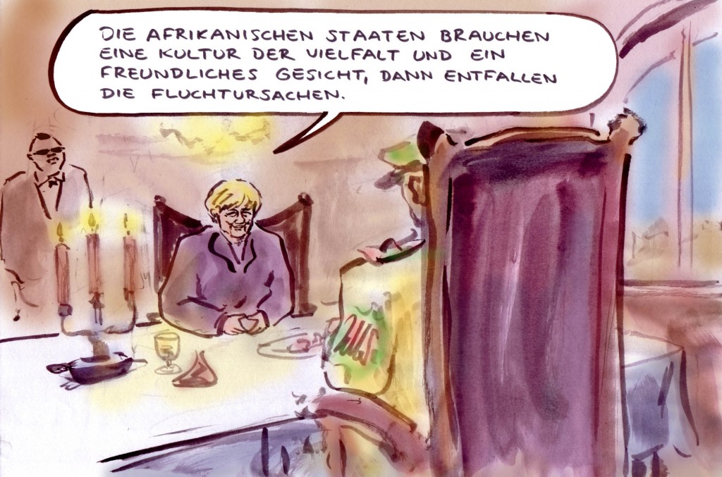 Merkel in Afrika