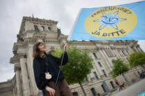 Sommerinterview voraufgezeichnet: Protest gegen Grüne läuft ins Leere